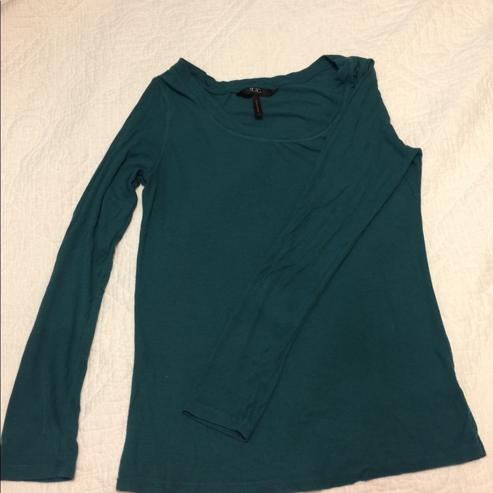BCBG MEDIUM LONG SLEEVE TEE